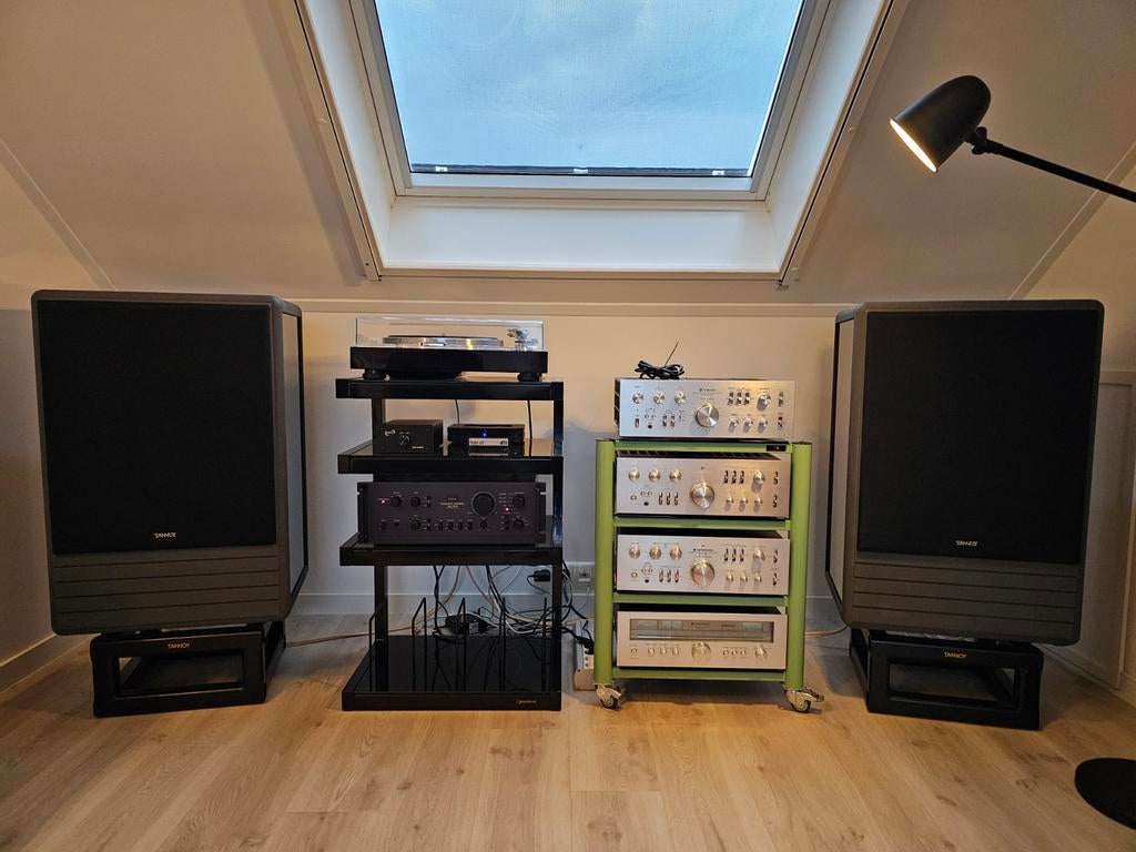 Tannoy DMT 15 MK I – Topstaat, Zo goed als nieuw, 120 watt of meer, Front, Rear of Stereo speakers, Ophalen
