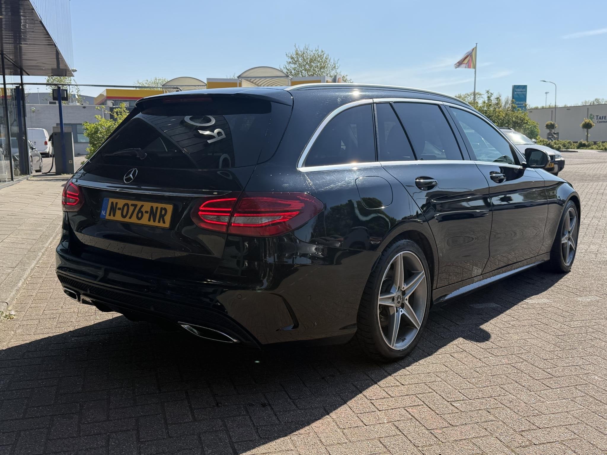 Mercedes-Benz C 200 CDI Estate Sport Edition, Auto's, 4 cilinders, Zwart, Leder, Diesel