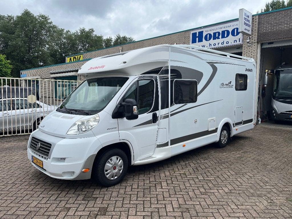 Dethleffs Globe 4 T6911 2010 Enkele bedden, Garage IZGS, Caravans en Kamperen, Ringverwarming, Fiat, 7 tot 8 meter, Bedrijf