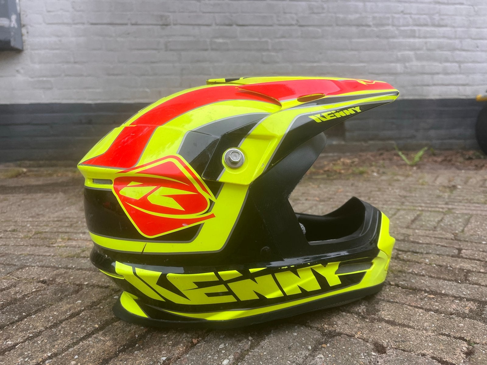 Kenny Track BMX Race Helm - Maat XS (53-54 cm), Ophalen, Gebruikt, XS, Jongen