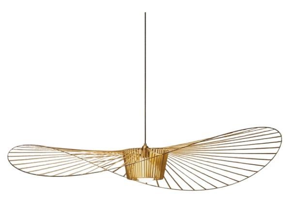 Vertigo hoedlamp, diameter 80 cm, kleur goud, Huis en Inrichting, Ophalen of Verzenden, Nieuw, Stof
