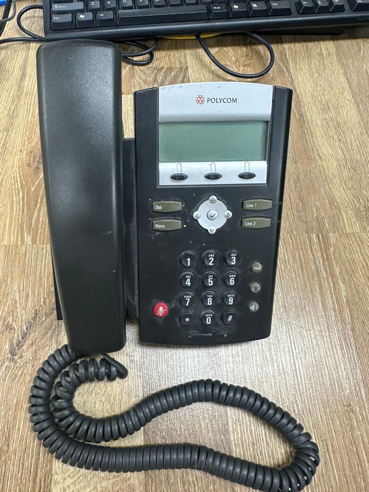 Polycom SoundPoint IP 330 – VoIP/SIP telefoon, Ophalen of Verzenden, Gebruikt