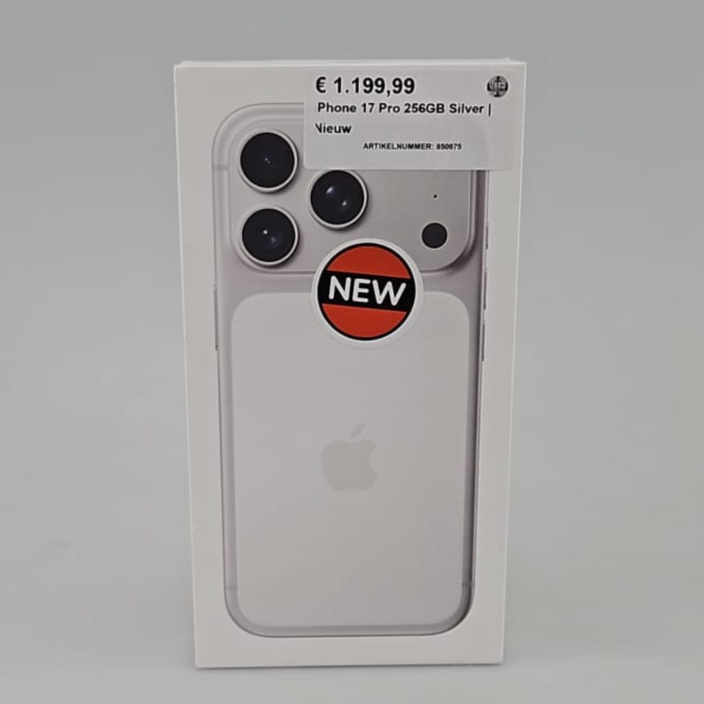 iPhone 17 Pro 256GB Silver | Nieuw, Telecommunicatie, Mobiele telefoons | Apple iPhone, Apple, Nieuw, Support@apple.com, One Apple Park Way
Cupertino, CA 95014
United States