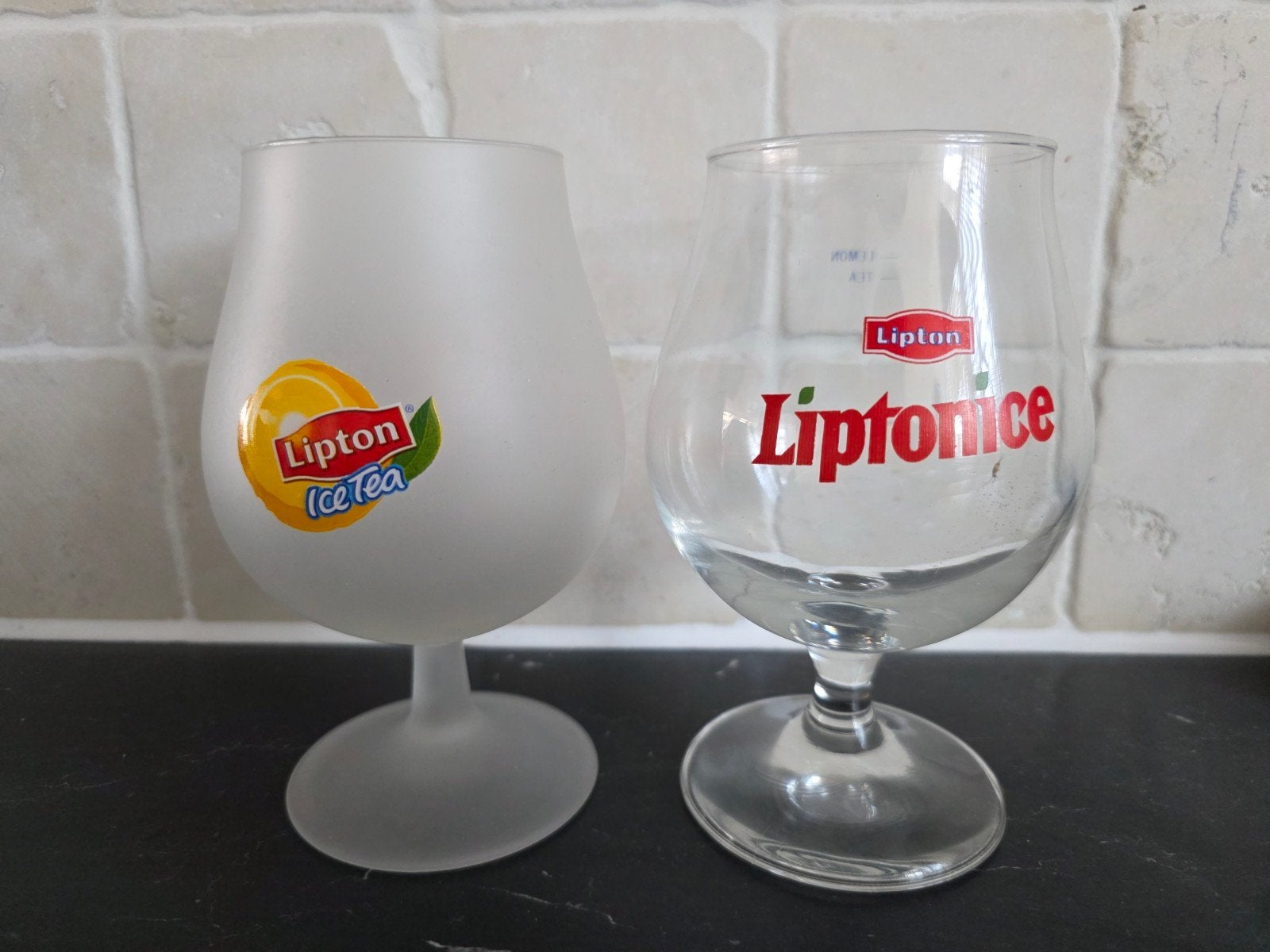 Lipton Ice Tea Glazen - Set van 2, Ophalen, Meerkleurig, Overige merken, Glas