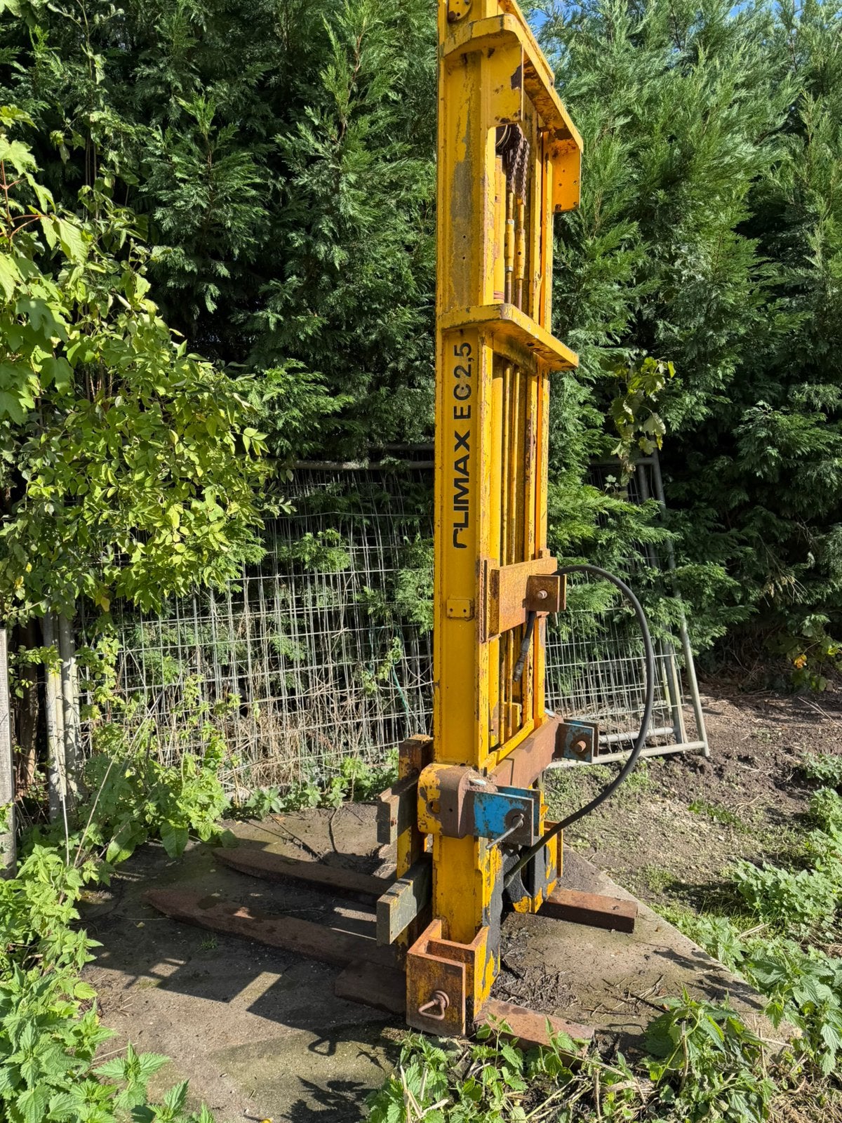 Climax eg 2.5ton hefmast, Ophalen of Verzenden, Gebruikt