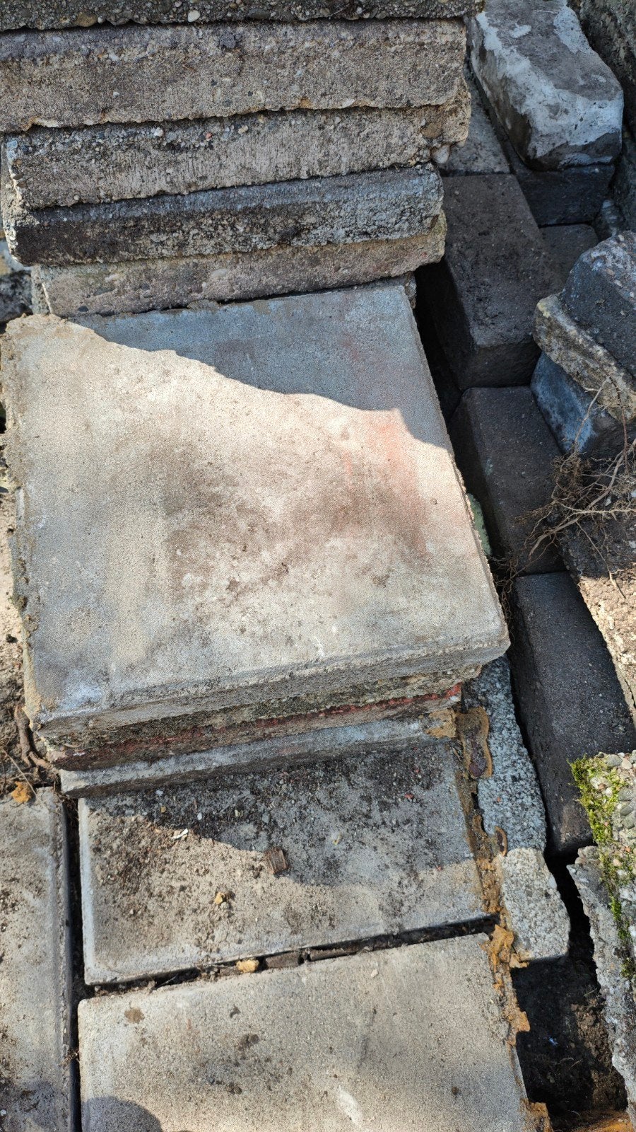 30x30 stoeptegels GRATIS, Tuin en Terras, Tegels en Klinkers, Ophalen of Verzenden, Gebruikt, Beton, Terrastegels