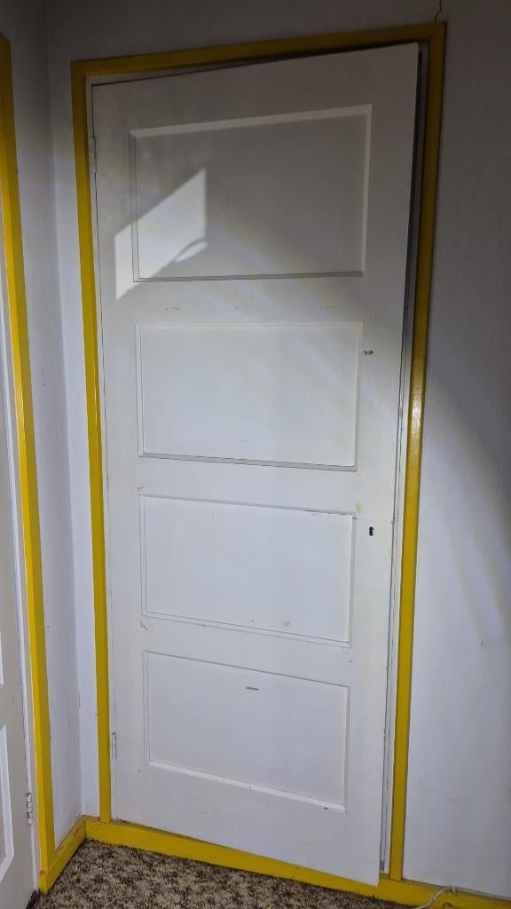 Oude paneeldeuren, Ophalen, Gebruikt, Minder dan 80 cm, Binnendeur