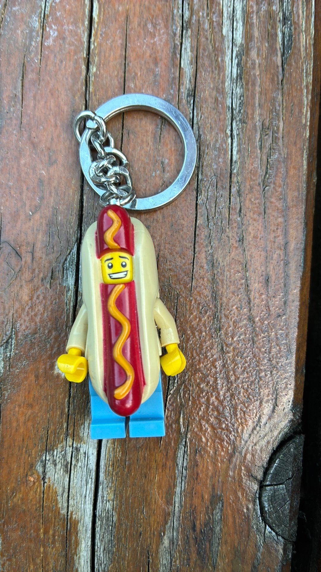 LEGO Hot Dog Guy sleutelhanger, modelnummer 853571, Ophalen of Verzenden, Gebruikt