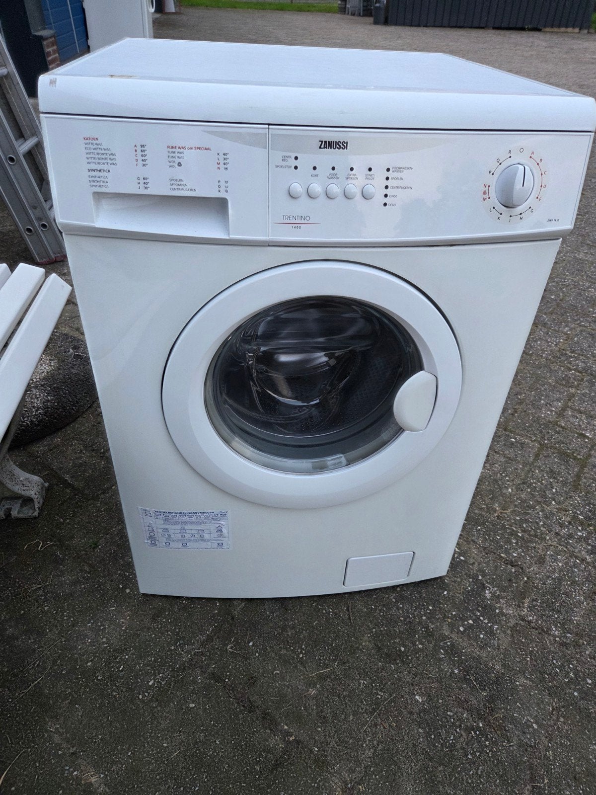 zanussi wasmachine Bezorgen mogelijk, Gebruikt, Ophalen of Verzenden, 85 tot 90 cm, 1200 tot 1600 toeren