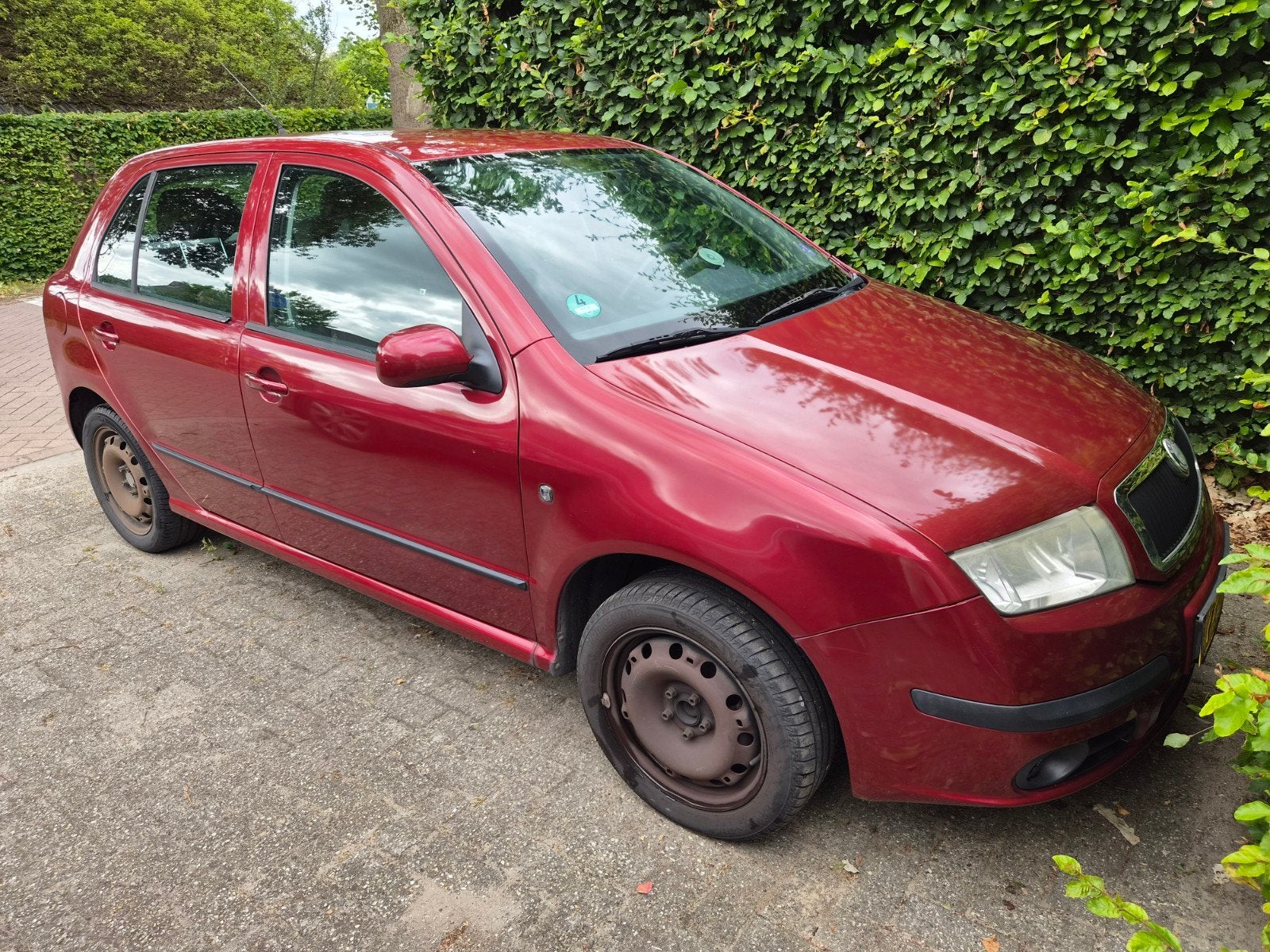 Skoda Fabia 1.4 LPG Vialle met winterbanden, Voorwielaandrijving, 4 cilinders, Origineel Nederlands, 1079 kg