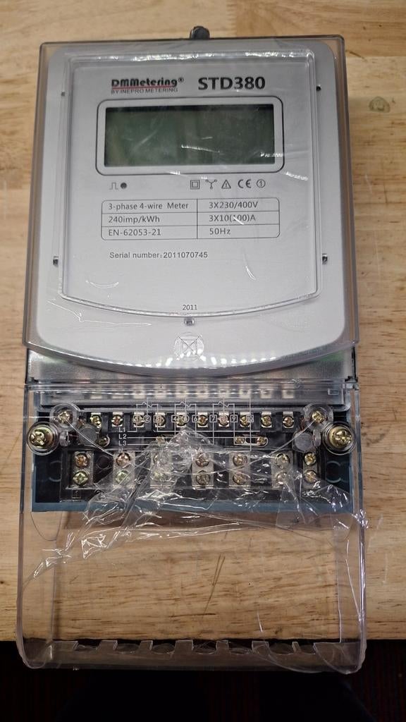 Nieuwe elektra tussenmeter 3 fase . Nieuw in doos, Ophalen of Verzenden