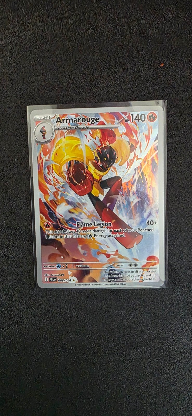 Armarouge Pokémon Kaart - PBLIN 086/084, Ophalen of Verzenden