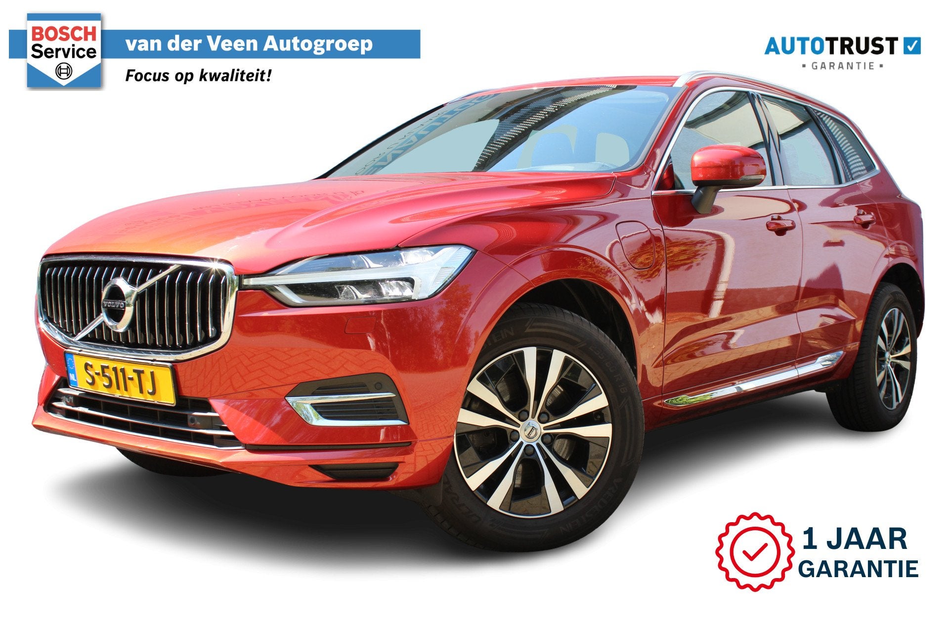 Volvo XC60 2.0 Recharge T6 AWD Inscription | Incl. 12 maande, Automaat, Gebruikt, Leder en Stof, Plug-in hybride