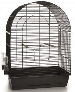 Vogelkooi Big Lucie zwart 54 x 34 x 75cm - Parkietenkooi, Ophalen, Nieuw, Vogelkooi, Metaal