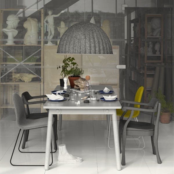 Muuto Under The Bell hanglamp 82 cm - zgan, Ophalen, Textiel, E27 (groot), Zo goed als nieuw