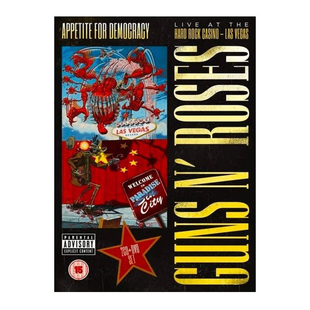 Guns N' Roses – Appetite For Democracy DVD/2CD  Box Nieuw, Ophalen of Verzenden, Nieuw in verpakking, Poprock