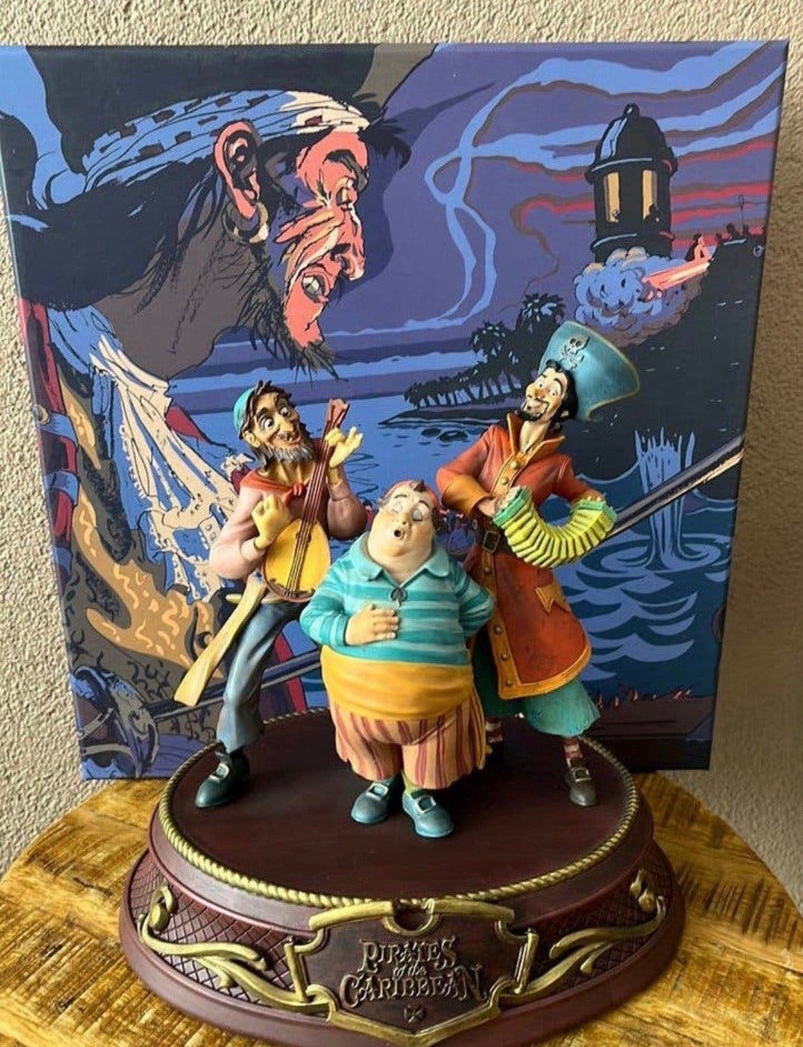 Limited Edition Pirates of the Caribbean Beeld Kevin & Jody, Ophalen, Zo goed als nieuw, Beeldje of Figuurtje