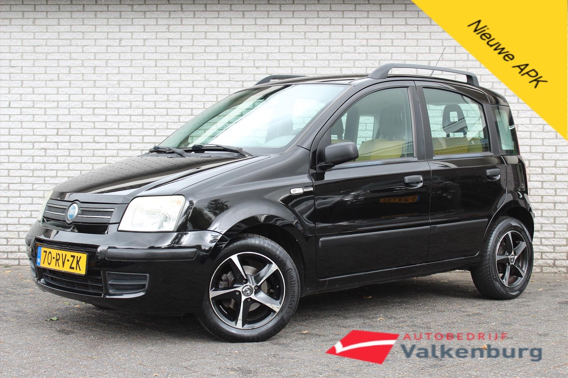 Fiat Panda 1.2 Classic Punto | Airco | Radio, Auto's, Stof, Gebruikt, Zwart, Origineel Nederlands