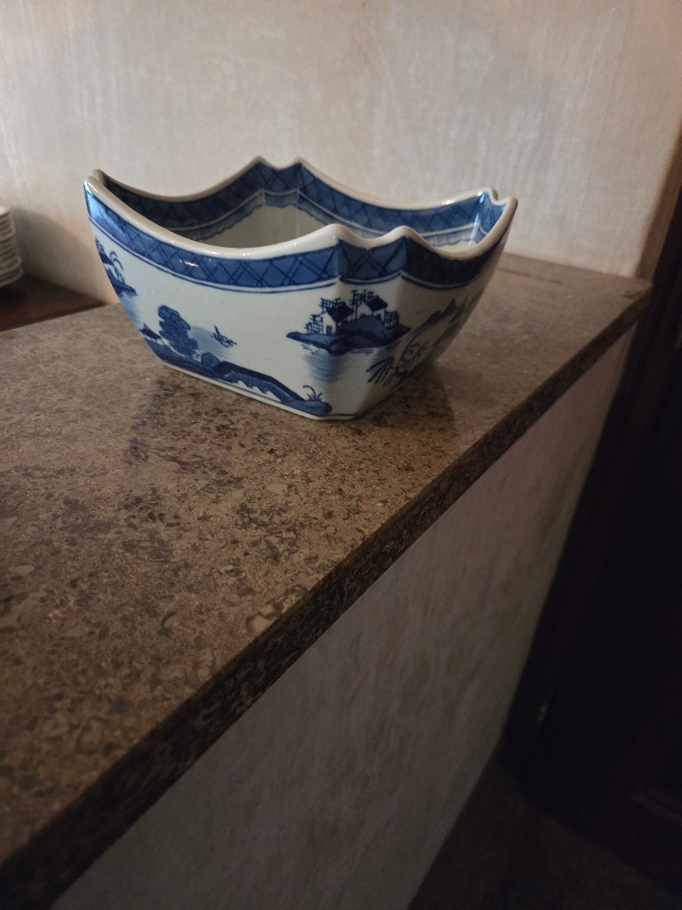 Chinees blauw-wit porseleinen schaaltje, Antiek en Kunst, Ophalen