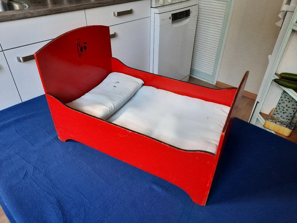 Vintage poppenbedje, Ophalen of Verzenden
