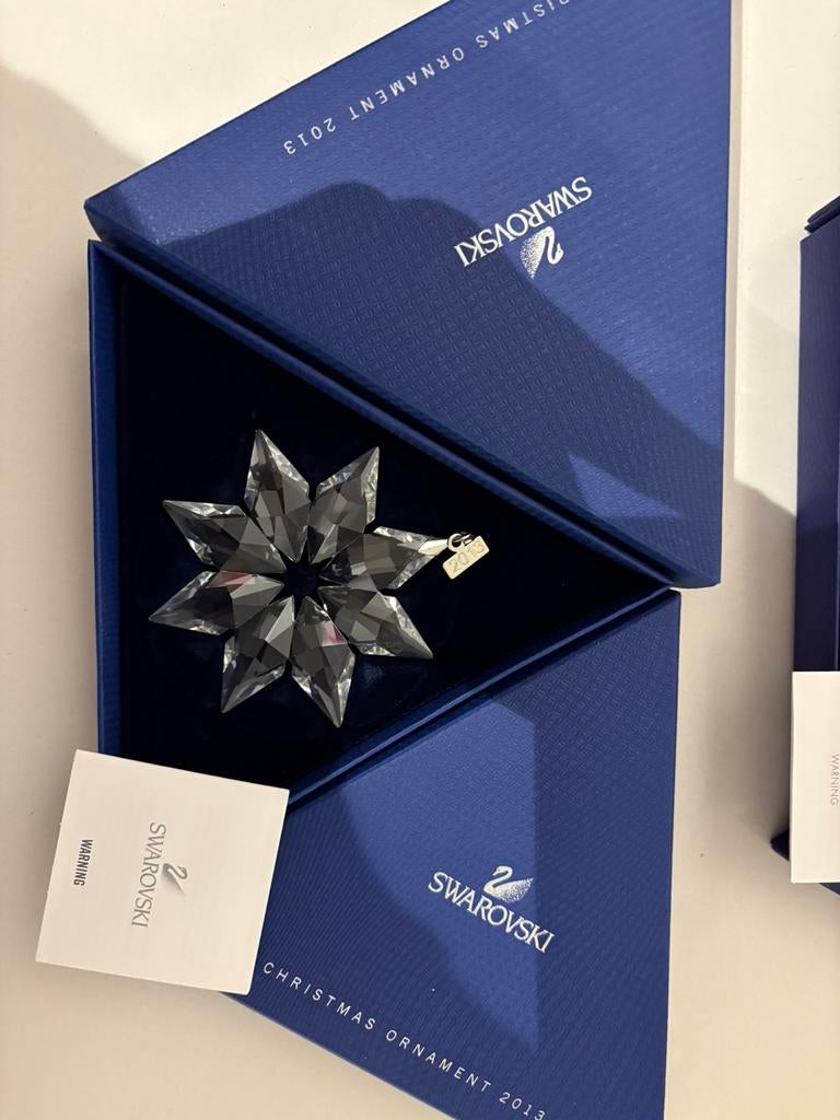 Swarovski kerst ster 2013, Ophalen of Verzenden, Zo goed als nieuw, Figuurtje
