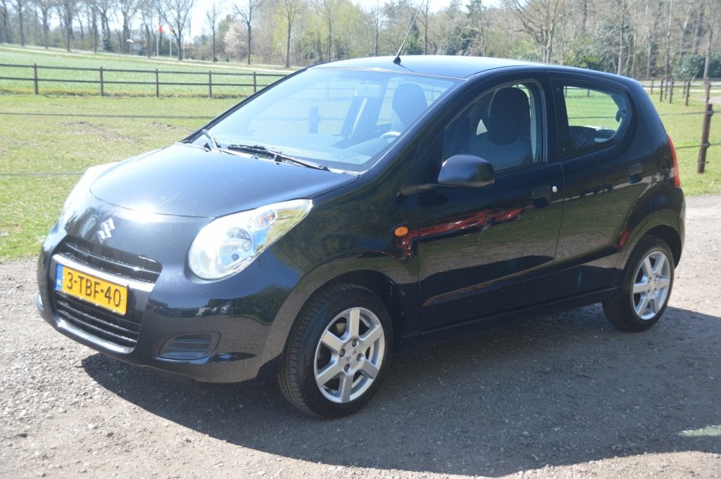 Suzuki Alto 1.0 Comfort EASSS 2014 Zwart Airco APK Feb 2027, Auto's, Suzuki, Voorwielaandrijving, Euro 5, Stof, Gebruikt