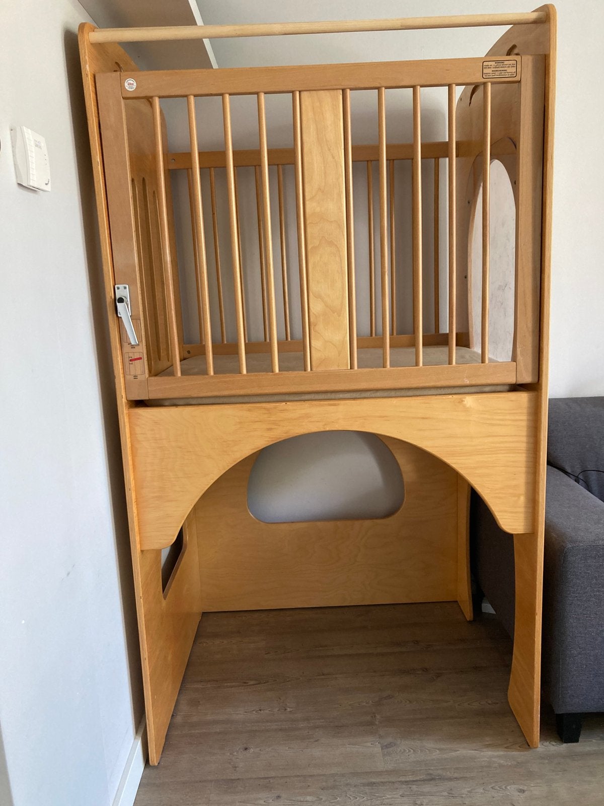 Hoge babybox Elbe, Ophalen, Zo goed als nieuw, Rechthoekig