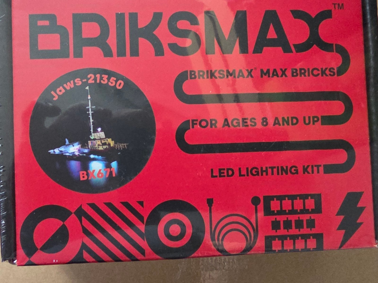 Briksmax LED Lichtset voor LEGO Jaws 21350 - Nieuw, Ophalen of Verzenden, Nieuw, Overige merken