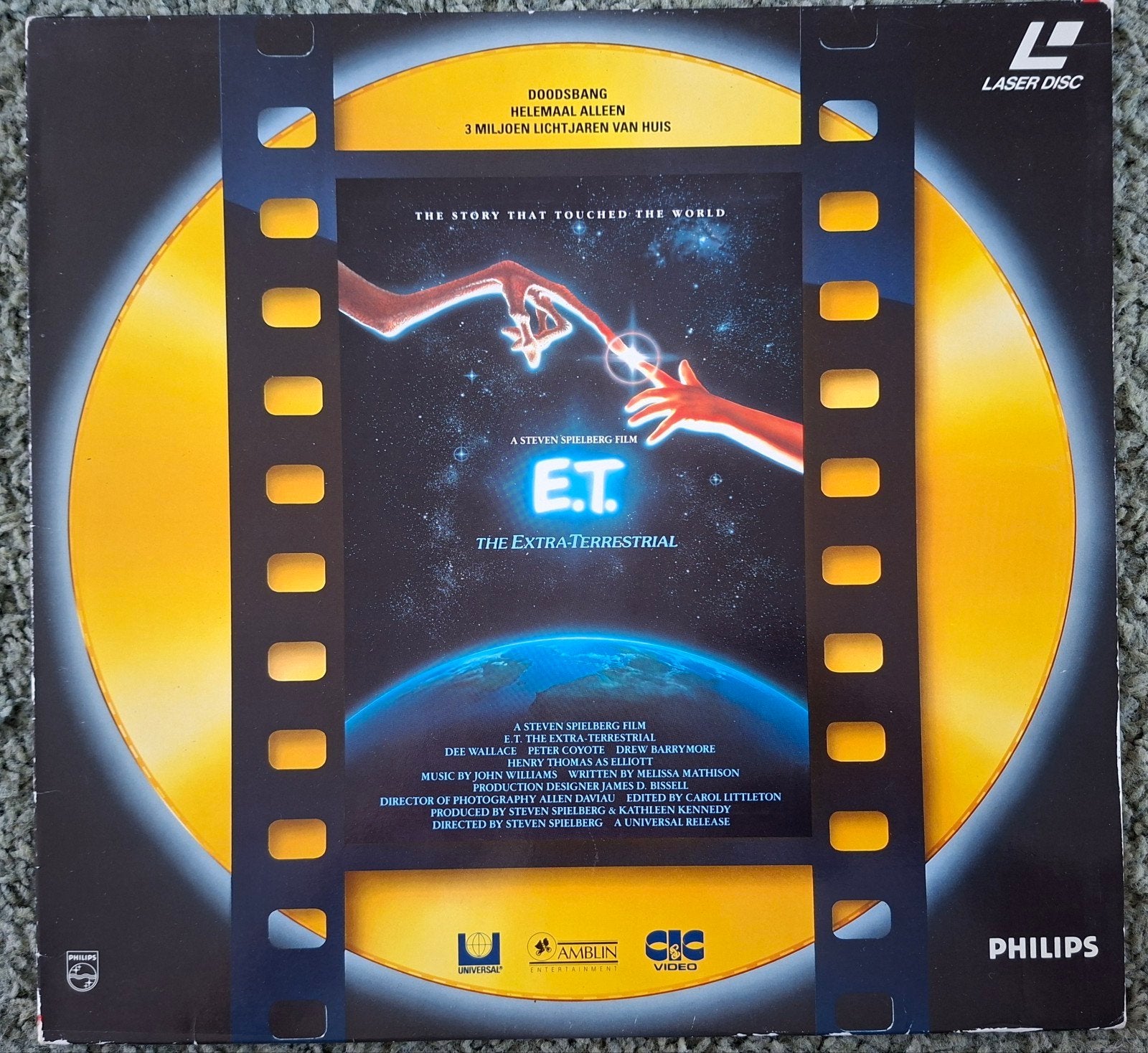 LASERDISC E.T. THE EXTRA TERRESTRIAL. STEVEN SPIELBERG. PAL., Ophalen of Verzenden, Zo goed als nieuw