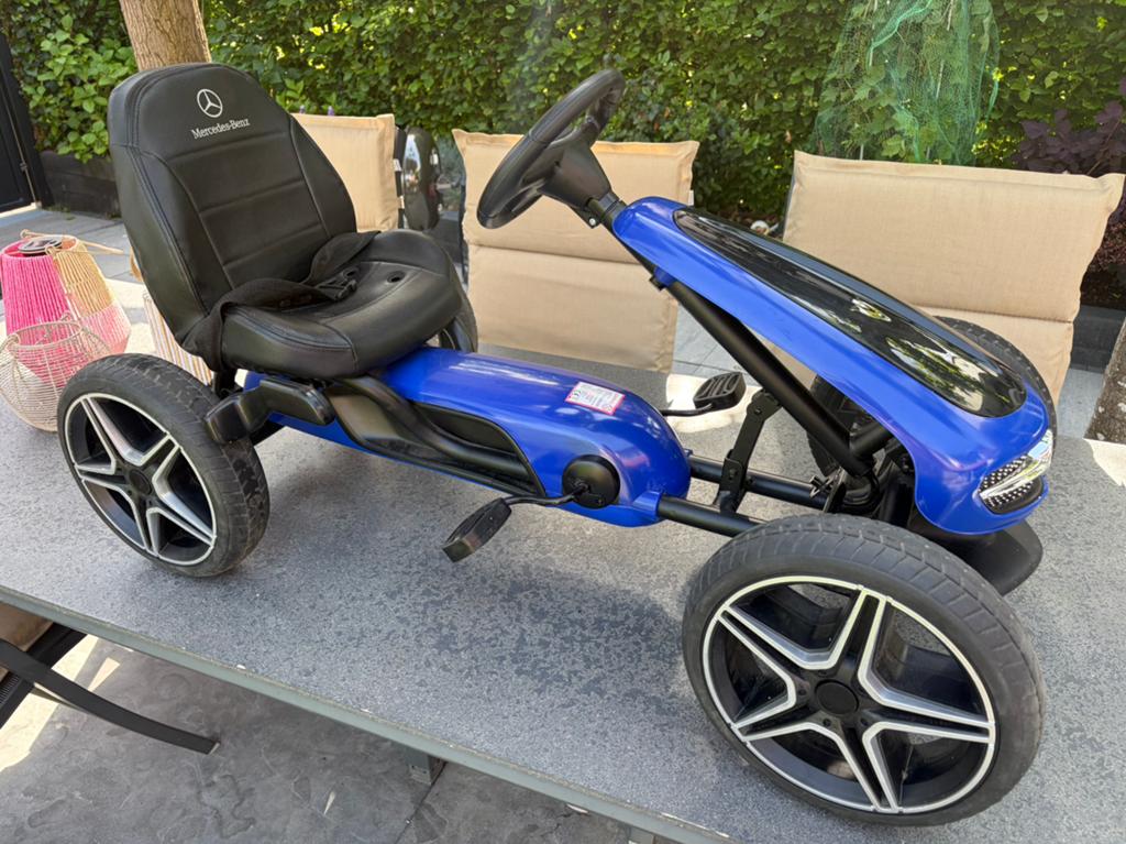 Mercedes Benz Skelter Blauw, Kinderen en Baby's, Speelgoed | Buiten | Skelters, Ophalen, Zo goed als nieuw, Overige merken