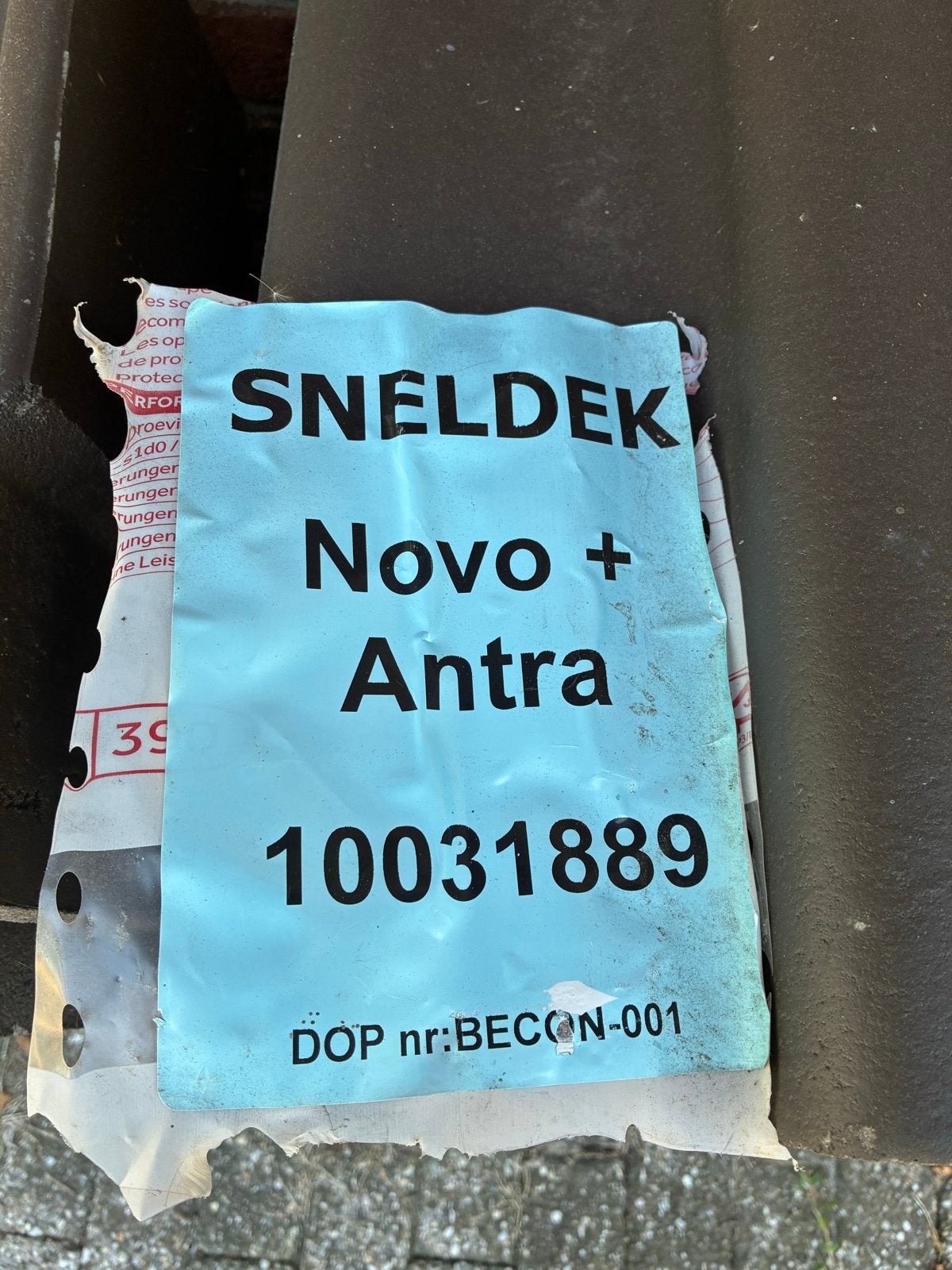 Dakpannen Snelledek Novo Antra - Compleet pakket, Ophalen, Gebruikt, Steen of Klei, Zwart
