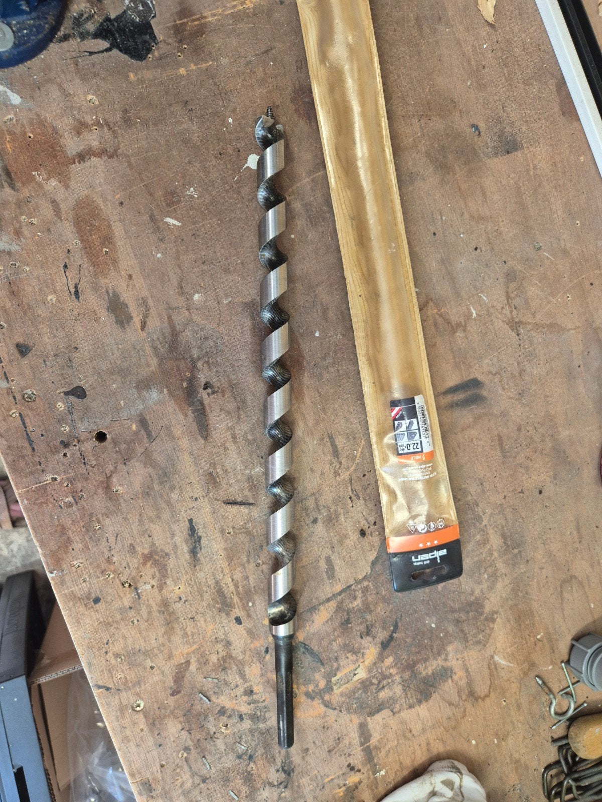 Houtboor 22 mm, Ophalen of Verzenden, Zo goed als nieuw
