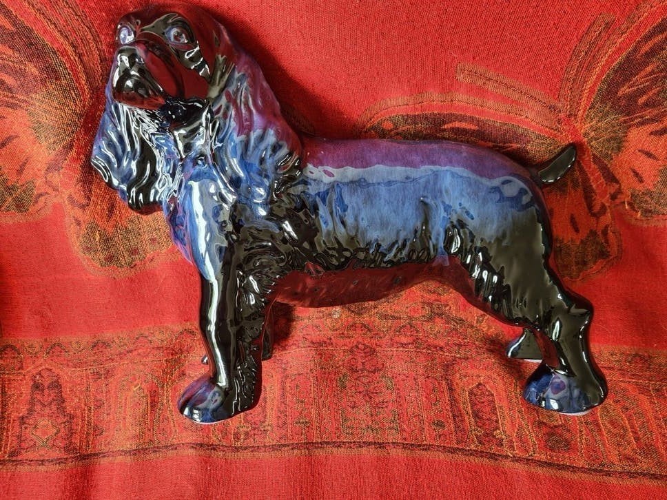 Cockerspaniel Blue Mountain Canada beeld blauw, Ophalen of Verzenden