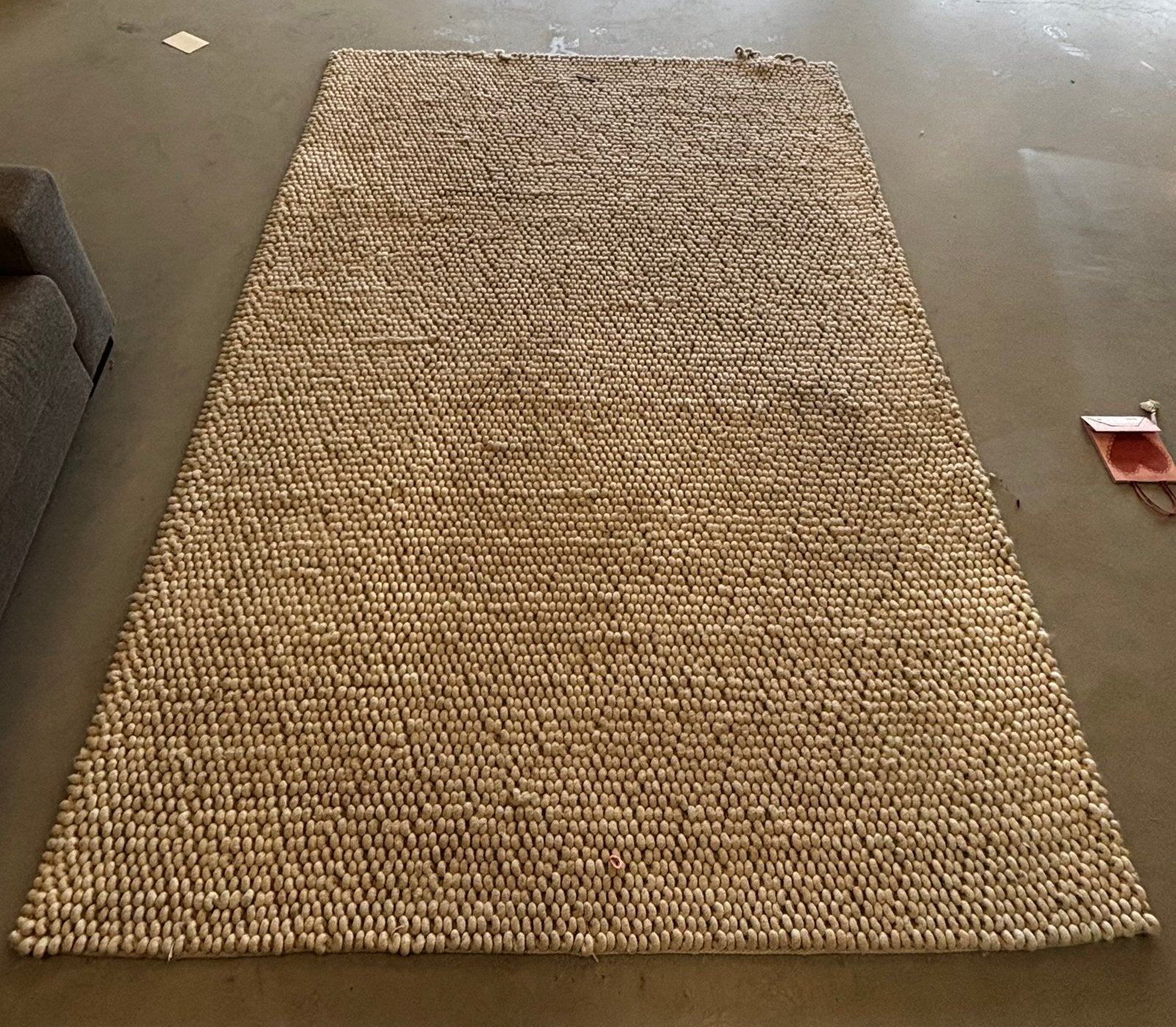Handgeweven wollen vloerkleed. 200x300, Huis en Inrichting, Stoffering | Tapijten en Kleden, Ophalen, Gebruikt, 200 cm of meer