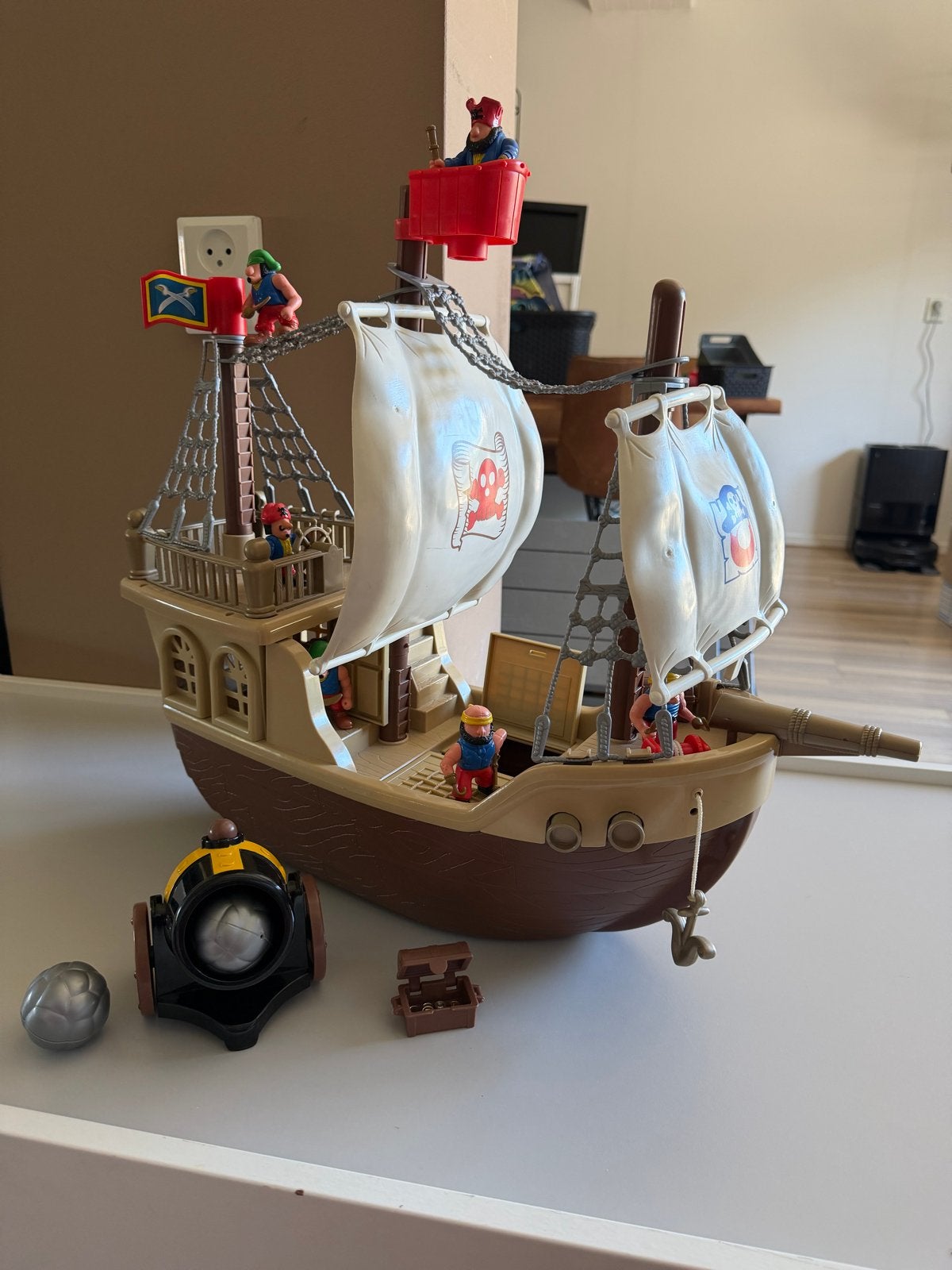 Redbox Piratenschip met accessoires, Ophalen of Verzenden, Gebruikt, Jongen of Meisje