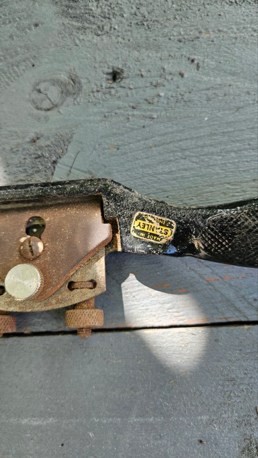 Vintage Stanley schaaf - Made in England, Antiek en Kunst, Antiek | Gereedschap en Instrumenten, Ophalen of Verzenden