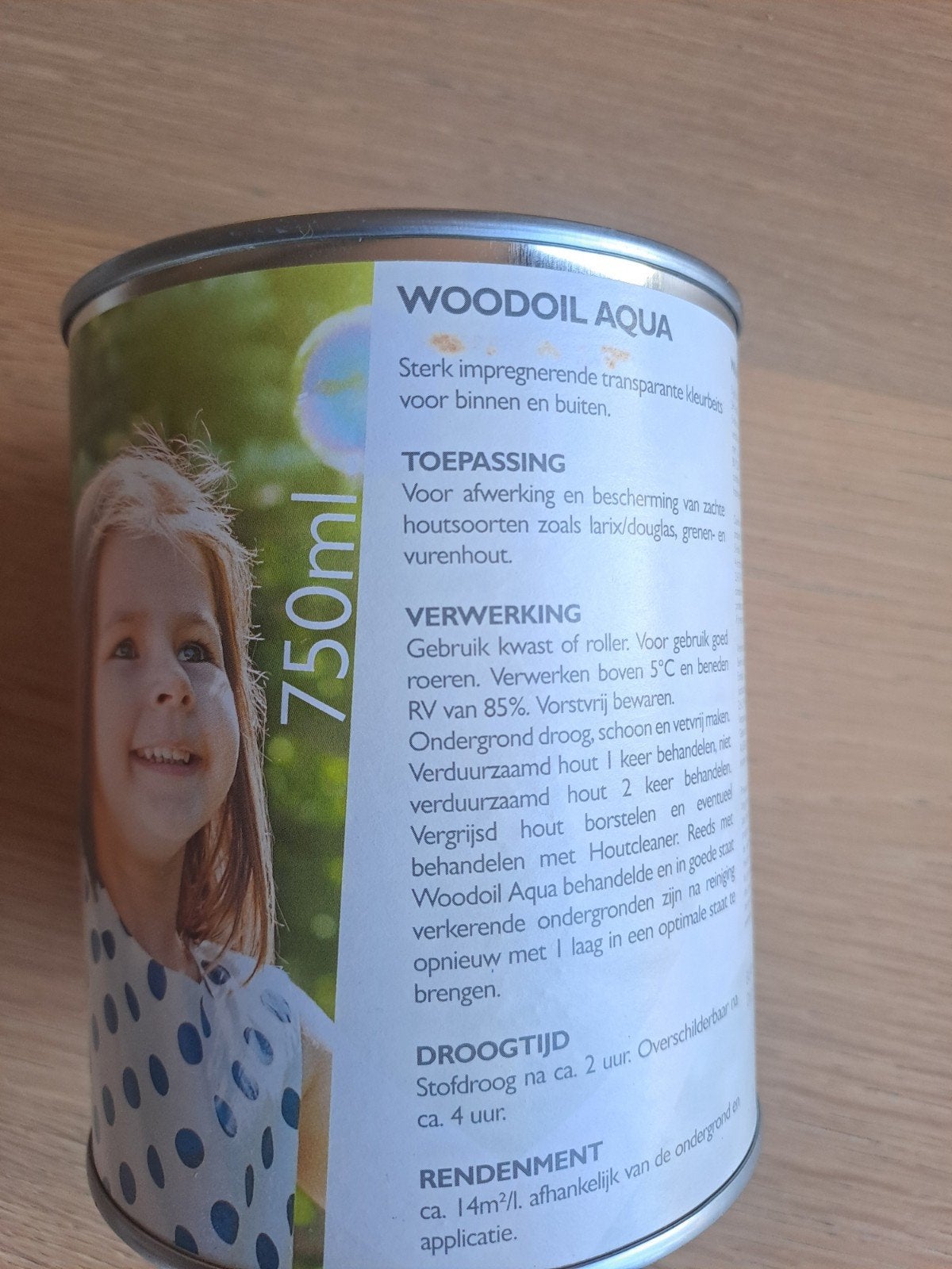 Woodoil Aqua White Wash 750ml - Nieuw, Wit, Nieuw, Beits, Ophalen of Verzenden