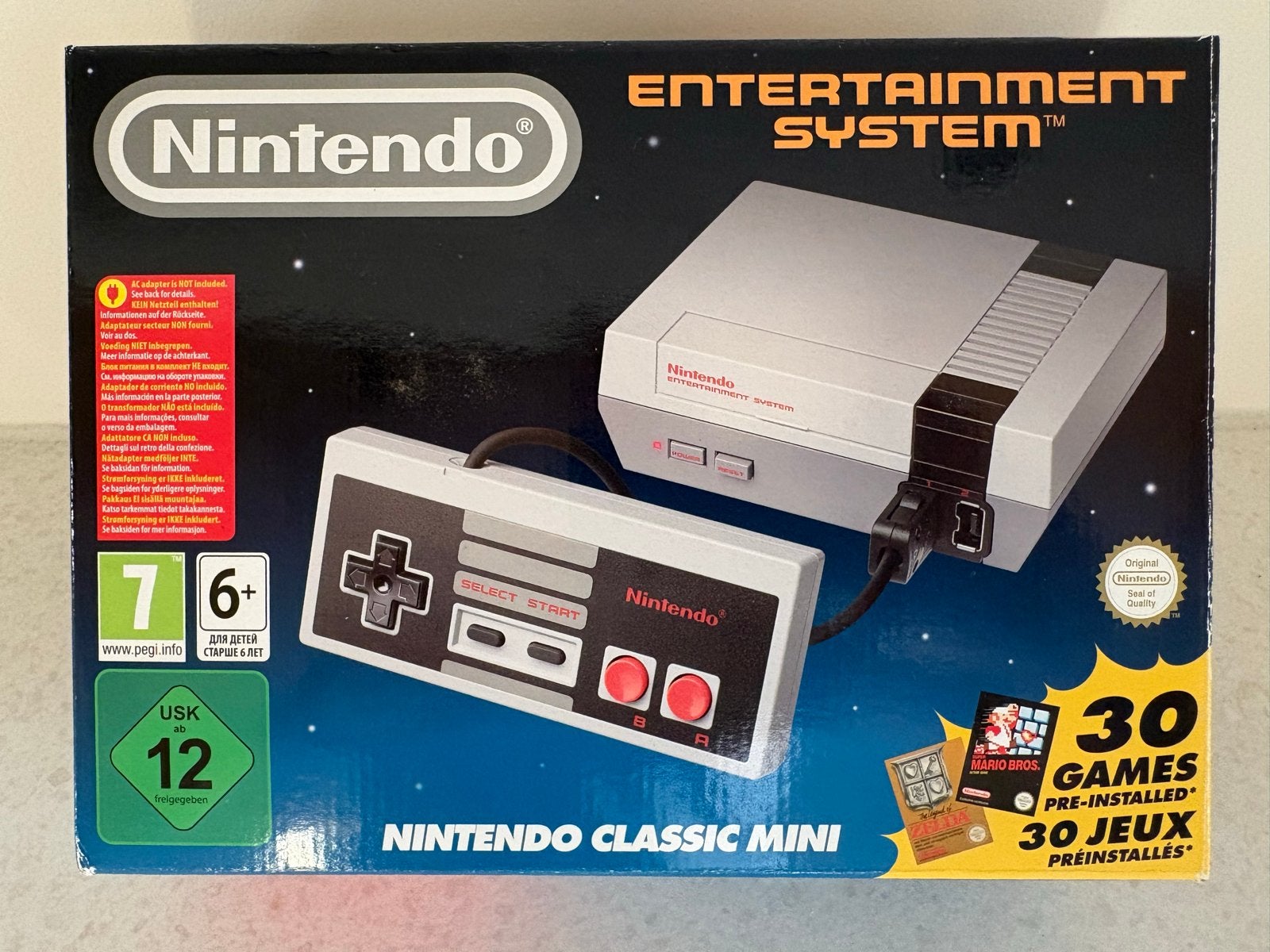 Nintendo Classic Mini NES - Originele Verpakking, 1 Controll, Ophalen of Verzenden, Zo goed als nieuw, Met 1 controller, Met games