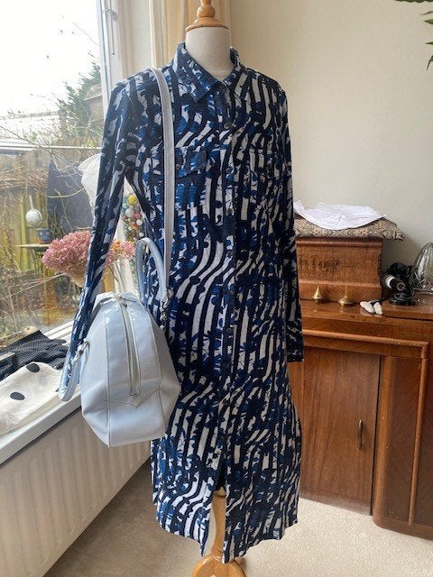 Jurkje met tas, Zwart, Ophalen of Verzenden, Zo goed als nieuw, Maat 36 (S)
