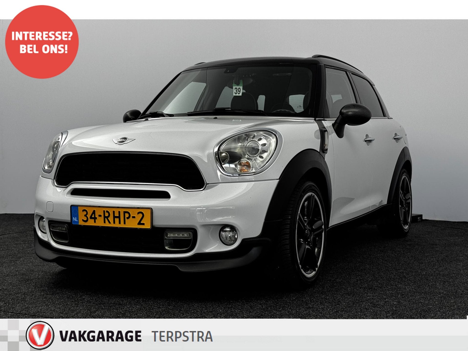 MINI Countryman 1.6 Cooper S Chili/ Automaat/ 184pk!/ Two-To, Euro 5, Gebruikt, Zwart, Wit