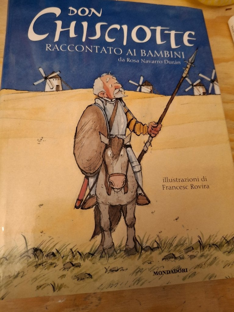 Don Chisciotte Raccontato ai Bambini - Kinderboek, Verzenden, Zo goed als nieuw, Fictie, Italiaans