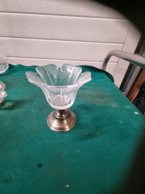 waxine houder op tinnen voet vintage, Ophalen of Verzenden, 'T Olde Gre-j, Info@toldegrej.nl, Endepoelstraat 20f Didam