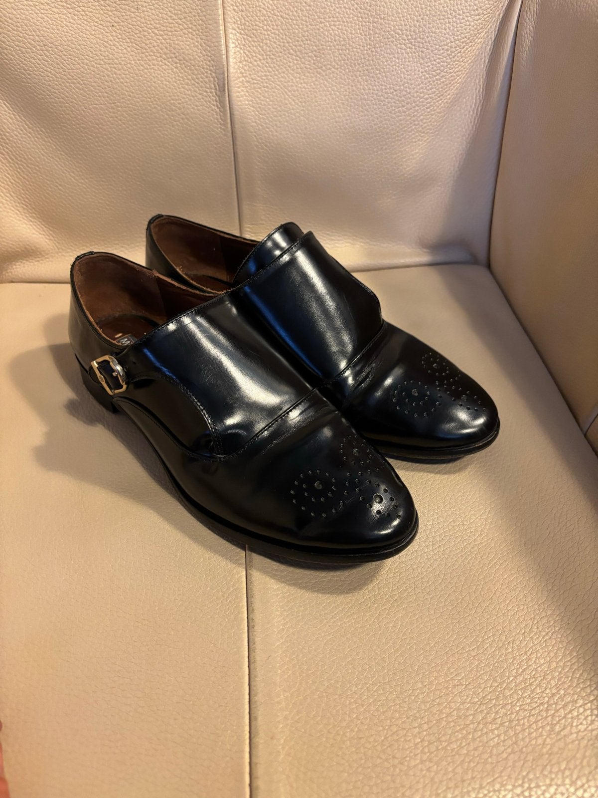 Massimo Dutti Leren Veterschoenen Maat 36, Kleding | Dames, Schoenen, Ophalen of Verzenden, Gedragen, Zwart, Overige typen