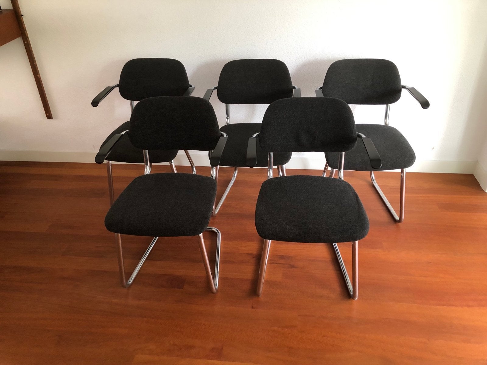 Jami Buisframe Stoelen - Set van 5 of, Ophalen, Jami, Zwart, Retro vintage dutch design
