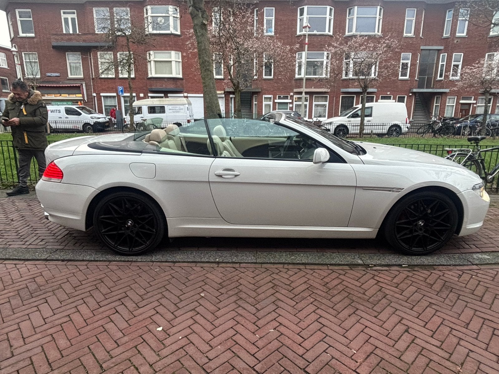 BMW 630i cabriolet wit 2005 automaat inruil mogelijk, Auto's, BMW, Automaat, 1675 kg, 4 stoelen, Particulier