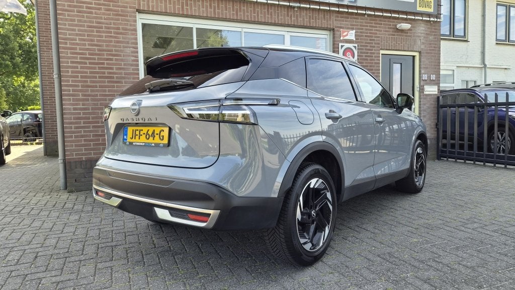 Nissan QASHQAI 1.3 MHEV X Tekna, Stoelverw, Pano, Headup, Auto's, 4 cilinders, Leder en Stof, 1365 kg, Bedrijf