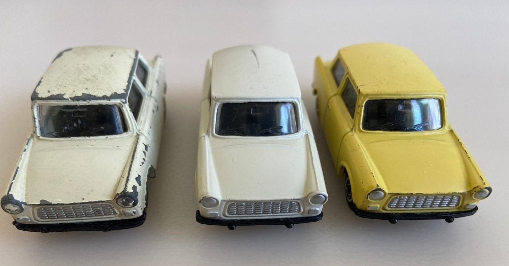 Vintage Kleine Trabant Maisto Edocar 7 cm, Ophalen of Verzenden, Gebruikt, Auto