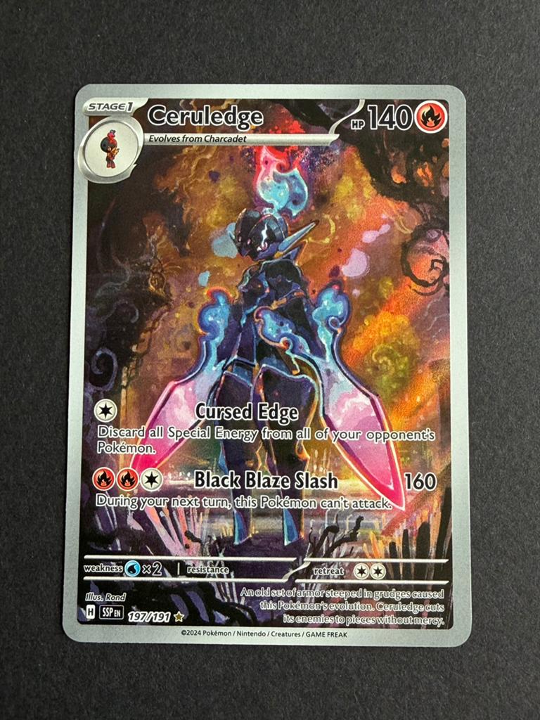 Pokemon kaart ceruledge ssp 197 surging sparks, Ophalen of Verzenden, Zo goed als nieuw