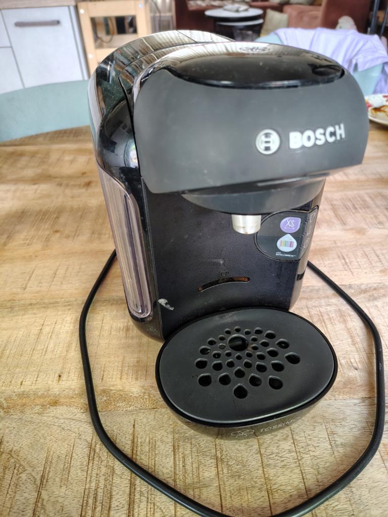Bosch Tassimo Vivy 2 - Zwart - Koffiecupmachine, Koffiepads en cups, Gebruikt, Koffiemachine, Ophalen of Verzenden