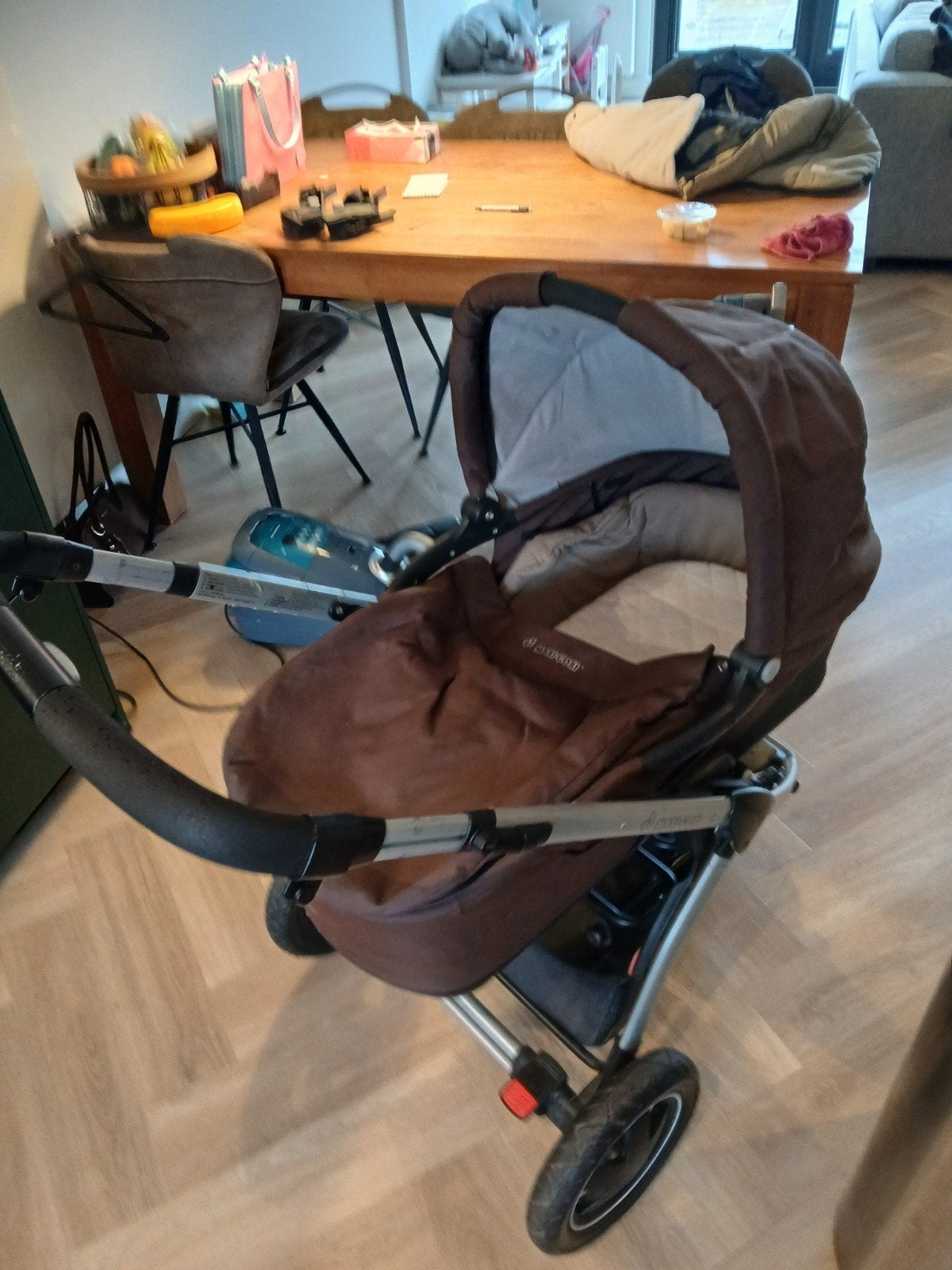 kinderwagen met accessoires Maxi-Cosi Mura Plus 3, Ophalen, Gebruikt, Verstelbare duwstang, Combiwagen